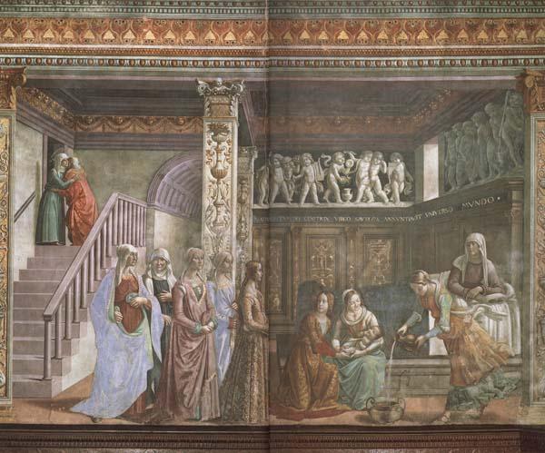 Domenicho Ghirlandaio Geburt Marias France oil painting art